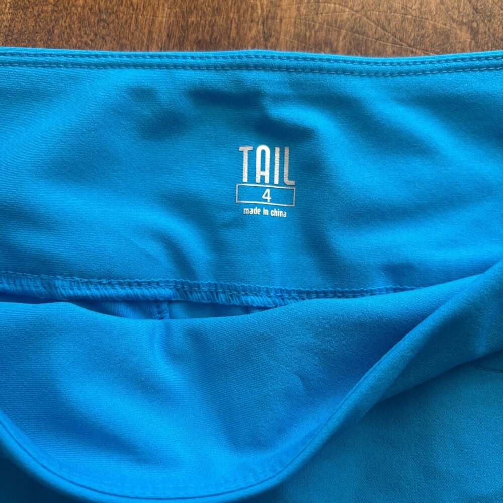 Tail Golf Tennis Pickleball Shorts Women's Size 4 Turquoise Pull On Waistband - Picture 6 of 14